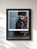 #noir Tableau de l'album Turn Around (feat. Ne-Yo) de Conor Maynard, cadre noir, imprimé et encadré en France