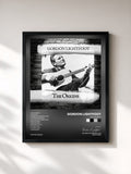 #noir Tableau de l'album The Origins de Gordon Lightfoot, cadre noir, imprimé et encadré en France