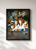 #noir Tableau de l'album Saints & Sinners de All Saints, cadre noir, imprimé et encadré en France