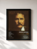 #noir Tableau de l'album Shadows de Gordon Lightfoot, cadre noir, imprimé et encadré en France
