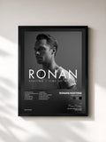#noir Tableau de l'album Time Of My Life de Ronan Keating, cadre noir, imprimé et encadré en France
