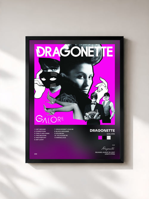 Dragonette · Galore — Affiche encadrée