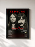 #noir Tableau de l'album Lost and Found, Vol. 1 de Redbone, cadre noir, imprimé et encadré en France