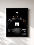 #noir Tableau de l'album New Africa Nation de Fuse ODG, cadre noir, imprimé et encadré en France