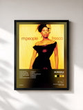 #noir Tableau de l'album Fresco de M People, cadre noir, imprimé et encadré en France