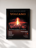 #noir Tableau de l'album Volcano (Original Motion Picture Soundtrack) de Alan Silvestri, cadre noir, imprimé et encadré en France
