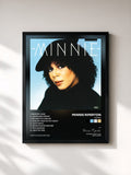 #noir Tableau de l'album Minnie de Minnie Riperton, cadre noir, imprimé et encadré en France