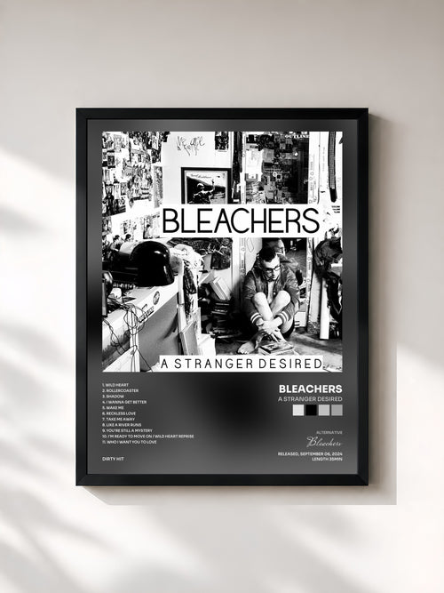 Bleachers · A Stranger Desired — Affiche encadrée