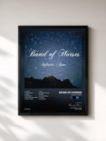 #noir Tableau de l'album Infinite Arms de Band of Horses, cadre noir, imprimé et encadré en France