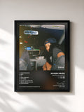 #noir Tableau de l'album Parked Car Convos de Kaash Paige, cadre noir, imprimé et encadré en France