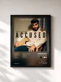 #noir Tableau de l'album Accused (Original Motion Picture Soundtrack) de Aaron May, cadre noir, imprimé et encadré en France