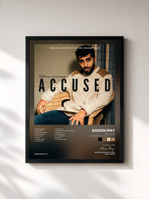 Aaron May · Accused (Original Motion Picture Soundtrack) — Affiche encadrée