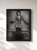 #noir Tableau de l'album Easy Way (Remixes) de Deborah Cox, cadre noir, imprimé et encadré en France