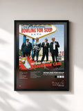 #noir Tableau de l'album The Great Burrito Extortion Case de Bowling for Soup, cadre noir, imprimé et encadré en France