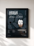 #noir Tableau de l'album Harlekin Dreams de Andreas Kümmert, cadre noir, imprimé et encadré en France