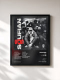 #noir Tableau de l'album S.O.S. de Soufian, cadre noir, imprimé et encadré en France