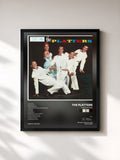 #noir Tableau de l'album The Platters de The Platters, cadre noir, imprimé et encadré en France