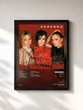 #noir Tableau de l'album Иумroz de Serebro, cadre noir, imprimé et encadré en France