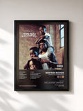#noir Tableau de l'album MORE BLACK SUPERHEROES de WESTSIDE BOOGIE, cadre noir, imprimé et encadré en France