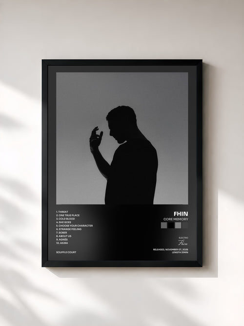 Fhin · Core Memory — Affiche encadrée