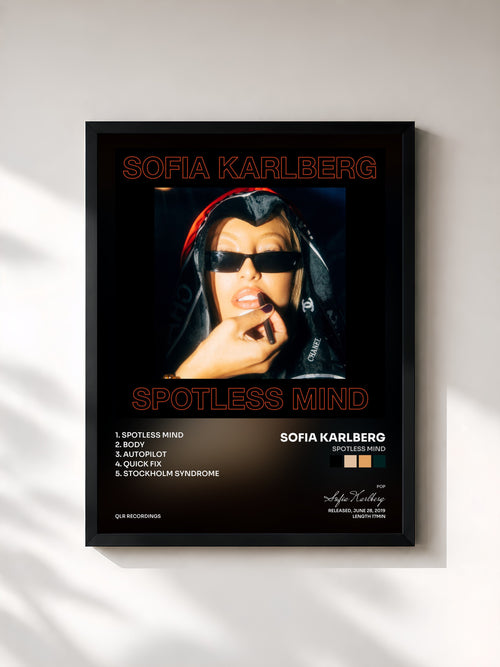 Sofia Karlberg · Spotless Mind — Affiche encadrée