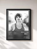 #noir Tableau de l'album xoa de Anais Mitchell, cadre noir, imprimé et encadré en France