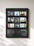 #noir Tableau de l'album KANA-BOON THE BEST de KANA-BOON, cadre noir, imprimé et encadré en France