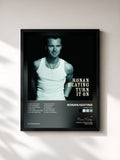 #noir Tableau de l'album Turn It On de Ronan Keating, cadre noir, imprimé et encadré en France