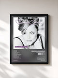 #noir A Woman And A Man di Belinda Carlisle in stampa incorniciata, cornice nera, stampata e incorniciata in Francia
