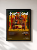 #noir Tableau de l'album Sevillanas Para Bailar de Raya Real, cadre noir, imprimé et encadré en France