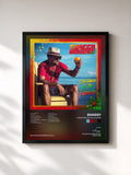 #noir Tableau de l'album Christmas in the Islands de Shaggy, cadre noir, imprimé et encadré en France
