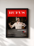 #noir Tableau de l'album Rufus Does Judy At Capitol Studios de Rufus Wainwright, cadre noir, imprimé et encadré en France