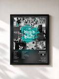 #noir Tableau de l'album Block B THE BEST de Block B, cadre noir, imprimé et encadré en France
