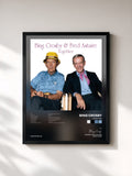 #noir Tableau de l'album Together de Bing Crosby, cadre noir, imprimé et encadré en France