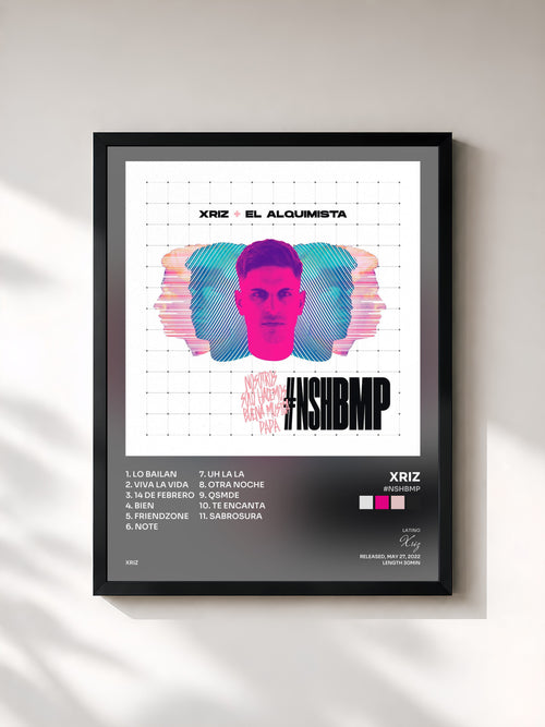 Xriz · #NSHBMP — Affiche encadrée