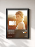 #noir Tableau de l'album Everything To Lose de Dido, cadre noir, imprimé et encadré en France