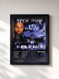 #noir Tableau de l'album Celsius de Tech N9ne, cadre noir, imprimé et encadré en France