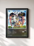 #noir Tableau de l'album Die Unendlichste Geschichte de SDP, cadre noir, imprimé et encadré en France