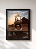 #noir Tableau de l'album The Golden Child de Yk Osiris, cadre noir, imprimé et encadré en France