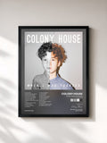 #noir Tableau de l'album When I Was Younger (10 Years Later) de Colony House, cadre noir, imprimé et encadré en France