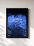 #noir Tableau de l'album Crystal Waters de Crystal Waters, cadre noir, imprimé et encadré en France