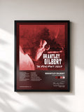 #noir Tableau de l'album The Devil Don't Sleep de Brantley Gilbert, cadre noir, imprimé et encadré en France