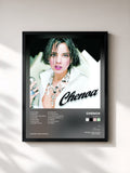 #noir Tableau de l'album Chenoa de Chenoa, cadre noir, imprimé et encadré en France