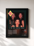 #noir Tableau de l'album I'm So Into You de SWV, cadre noir, imprimé et encadré en France