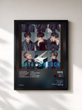 #noir Tableau de l'album UNLOCK de DAY6 , cadre noir, imprimé et encadré en France