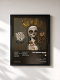 #noir Tableau de l'album Uncaged de Zac Brown Band, cadre noir, imprimé et encadré en France