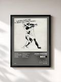 #noir Tableau de l'album A Creature I Don't Know de Laura Marling, cadre noir, imprimé et encadré en France