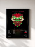 #noir Tableau de l'album Monster de Noyz Narcos, cadre noir, imprimé et encadré en France