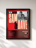 #noir Tableau de l'album Stax Classics de Sam & Dave, cadre noir, imprimé et encadré en France