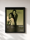 #noir Tableau de l'album Sam & Dave de Sam & Dave, cadre noir, imprimé et encadré en France